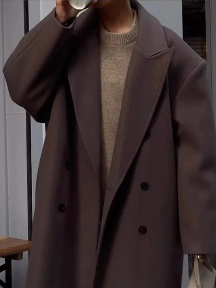 W&W Mode | Übergröße Mantel Jacke Mit Zeitloser Eleganz Für Damen