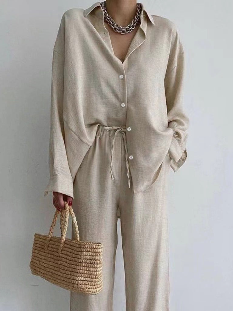 W&W Mode | Damen Leinen-Set