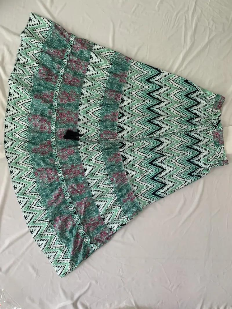 Damen Boho-Maxirock mit Rüschen