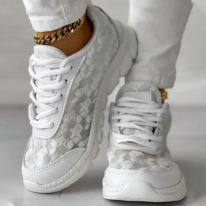 W&W Mode | Orthopädische, Atmungsaktive Damen-Turnschuhe