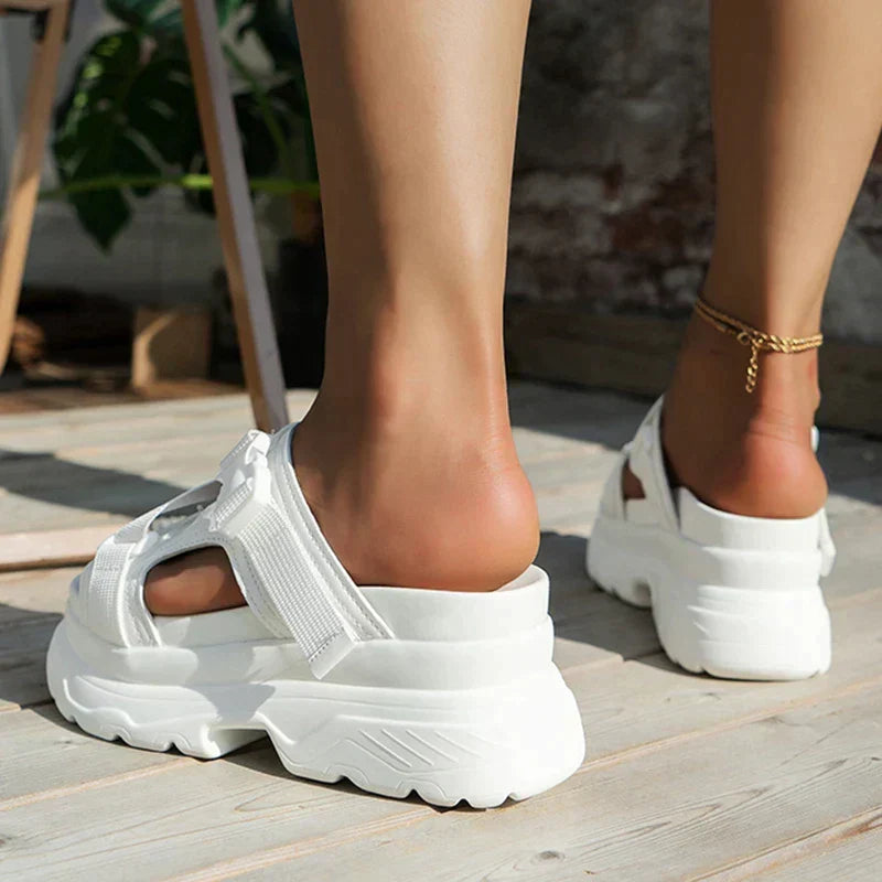 W&W Mode | Orthopädische Klobige Sandalen