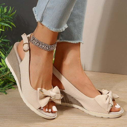 W&W Mode | Orthopädische Sandalen Mit Keilabsatz Stil