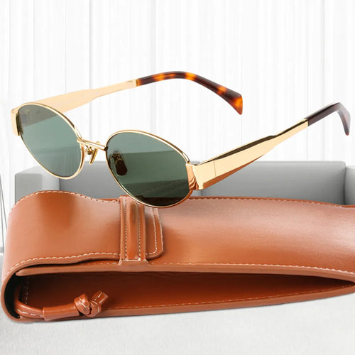 W&W Mode | Ovale Sonnenbrille Für Damen Einfach & Elegant