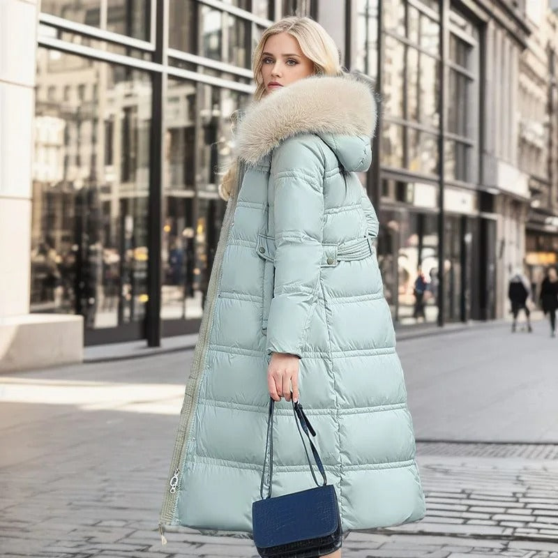 W&W Mode | Luxuriöser Kunstpelz-Wintermantel für Damen