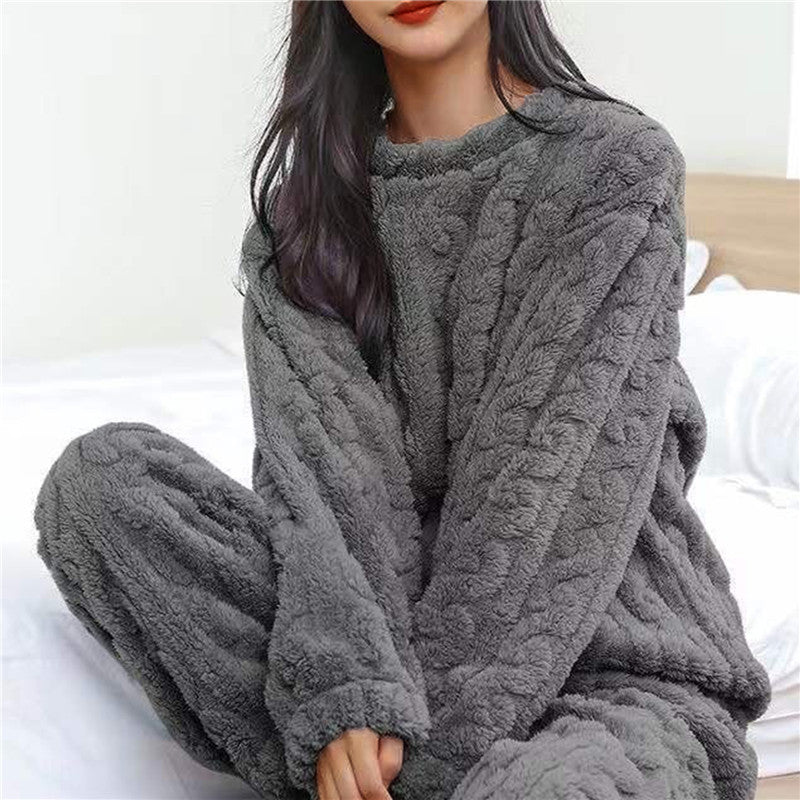 W&W Mode - Fleece-Pyjama für Damen