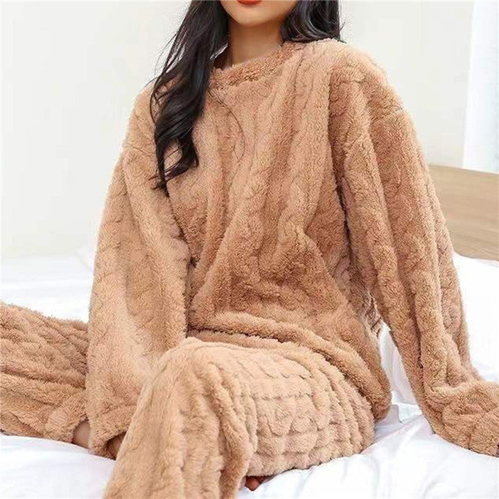W&W Mode - Fleece-Pyjama für Damen