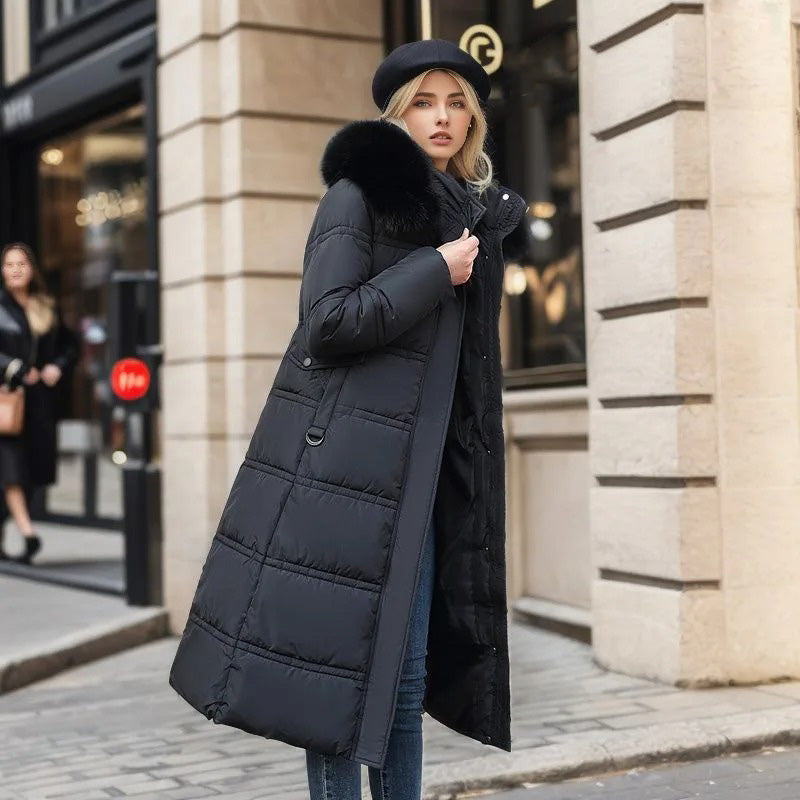 W&W Mode | Luxuriöser Kunstpelz-Wintermantel für Damen