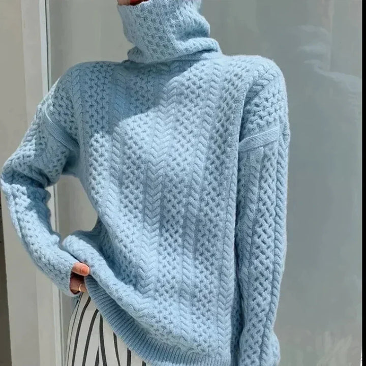 W&W Mode | Damen Rollkragenpullover Aus Kaschmir