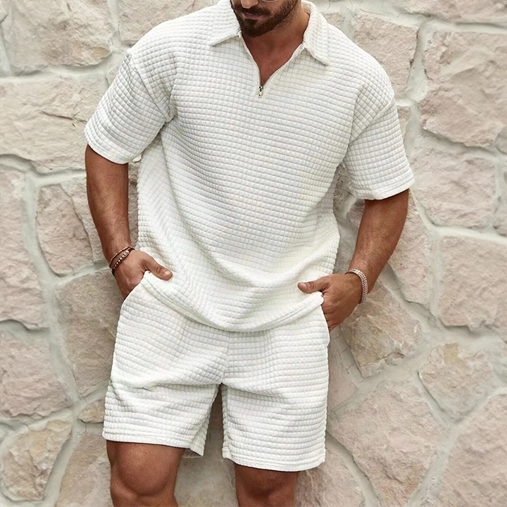 W&W Mode | Luxuriöses Sommer Satz Für Herren Polo Und Shorts