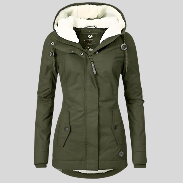 W&W Mode | Stylische Winterjacke – Mit Kapuze & Kuscheligem Kunstfell