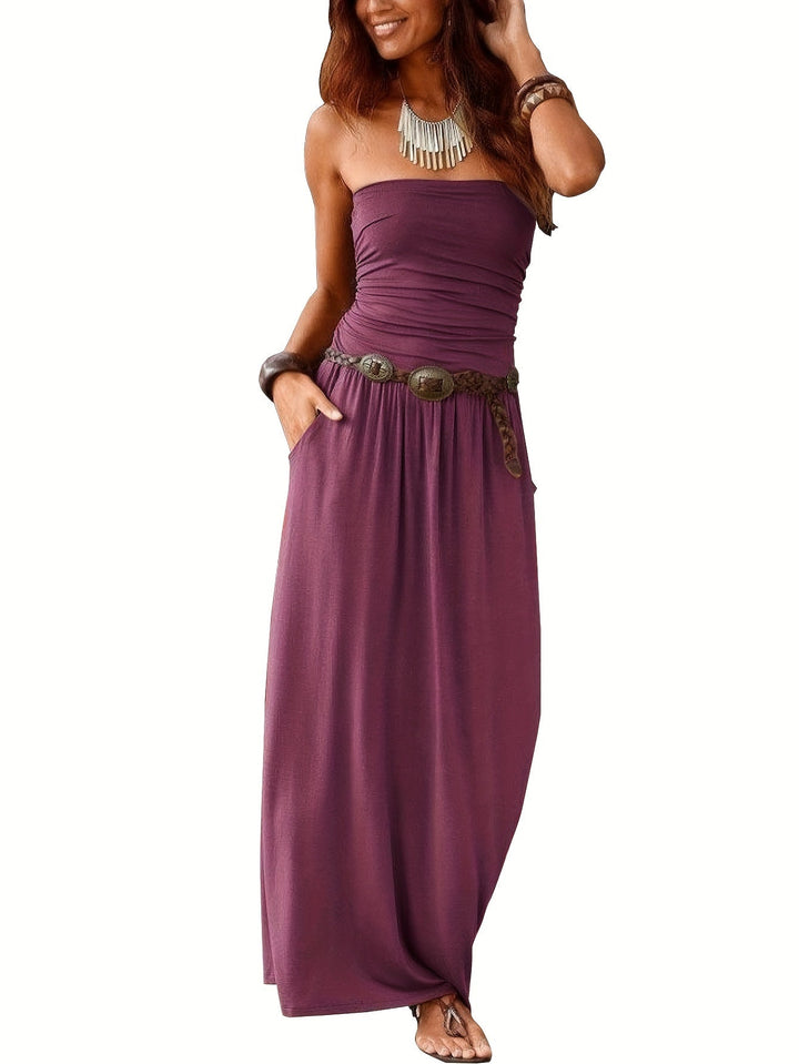W&W Mode | Kleid Boho Sommer Bustier Kleid Röhrenkleid