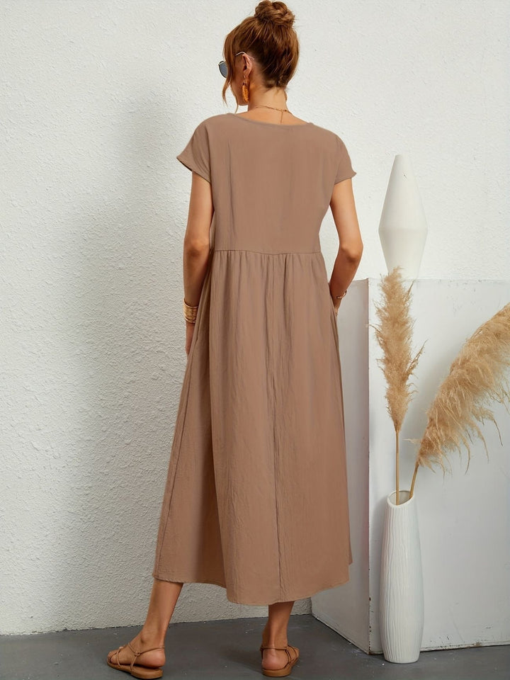 Camille | Kleid mit Rundhalsausschnitt