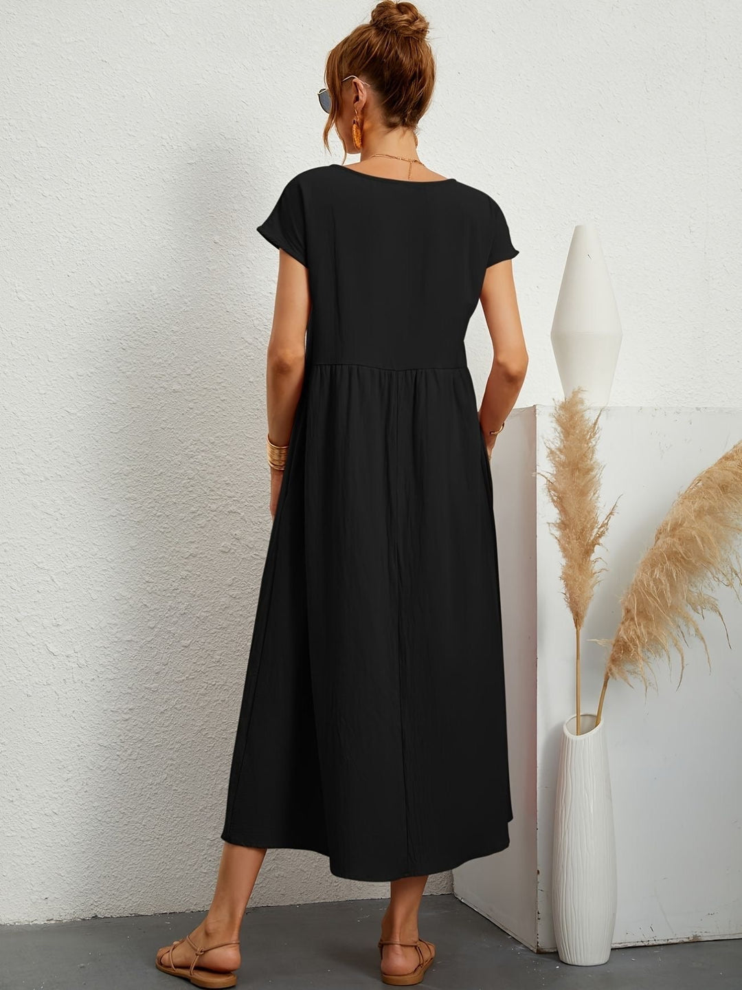 Camille | Kleid mit Rundhalsausschnitt