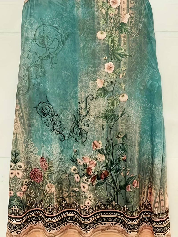 W&W Mode | Ärmellos Lockere Passform Boho Kleid Sommerkleid