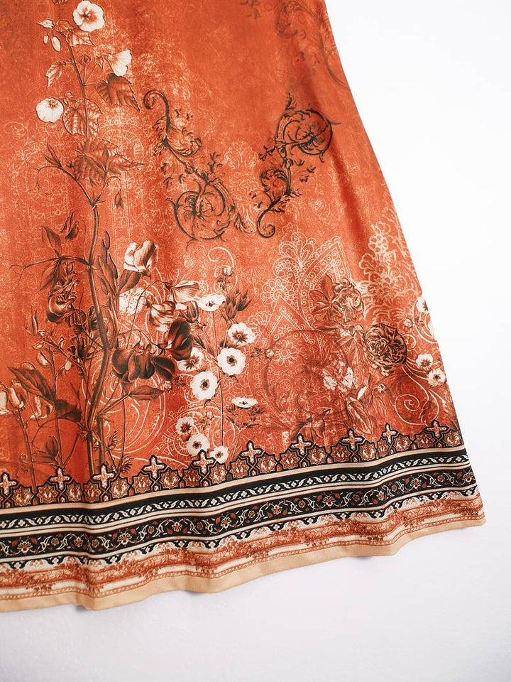 W&W Mode | Ärmellos Lockere Passform Boho Kleid Sommerkleid