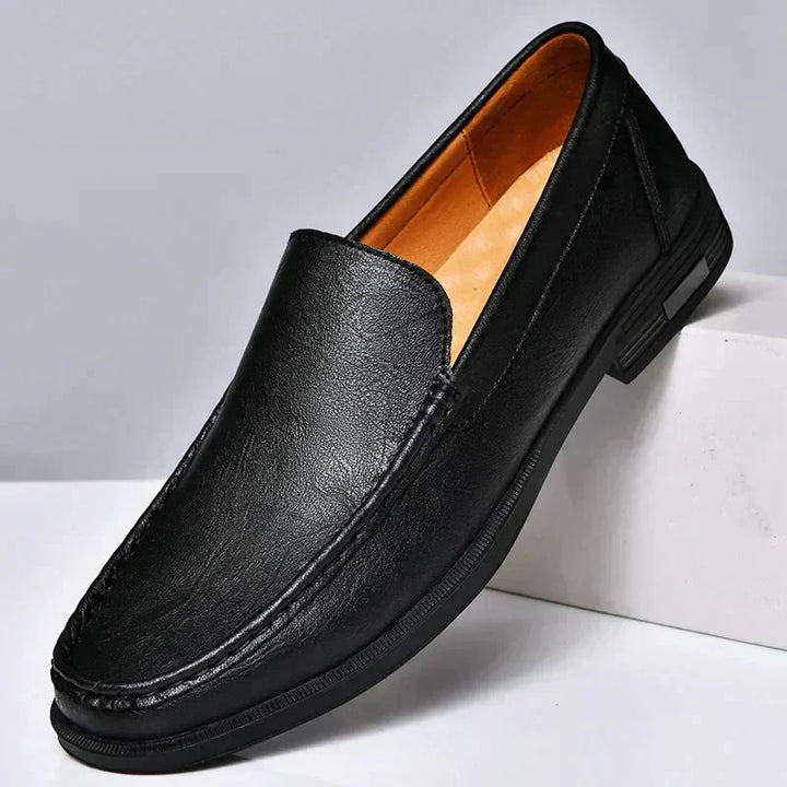 W&W Mode | Leder Slipper Loafers Herrenschuhe