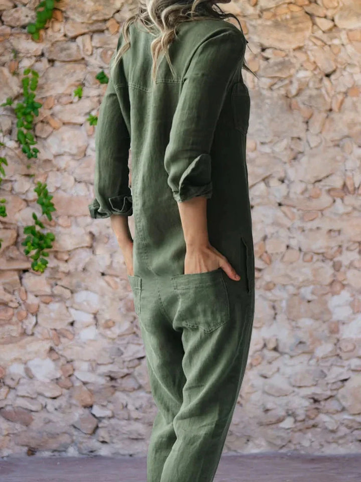 W&W Mode | Eleganter Jumpsuit aus Baumwolle