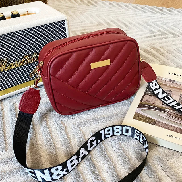 W&W Mode – Kleine Umhängetasche aus Leder für Damen