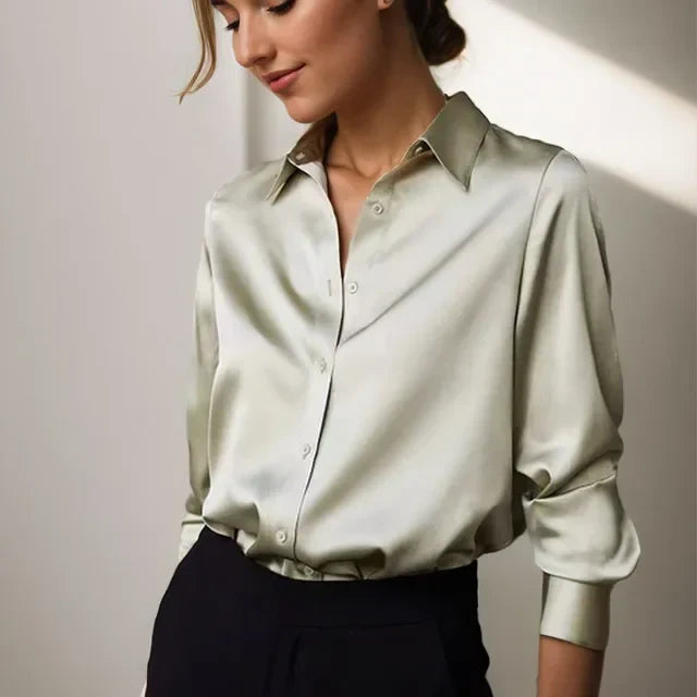 W&W Mode | Lässige Satin Bluse