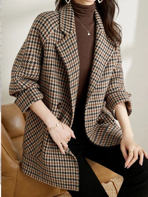 W&W Mode | Karierter Blazer Für Damen