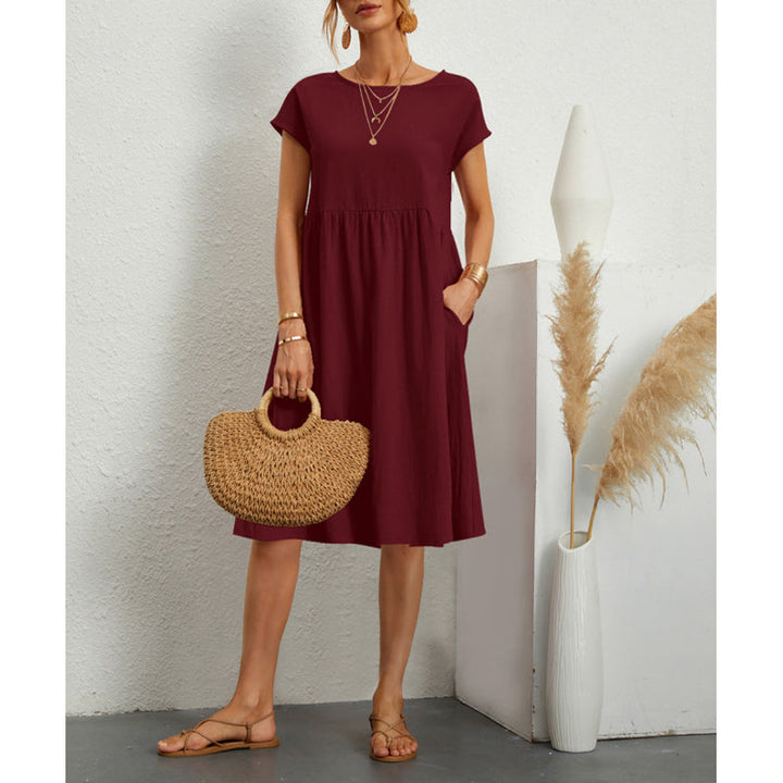 W&W Mode | Kleid Lässiges lockeres Sommerkleid für jede Gelegenheit