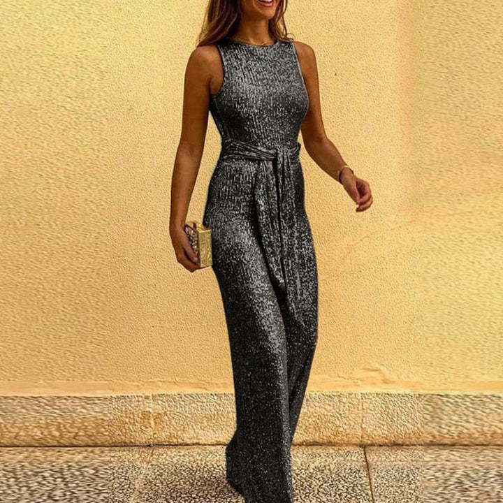 W&W Mode | Jumpsuit Festlicher Glitzer-Overall für Damen