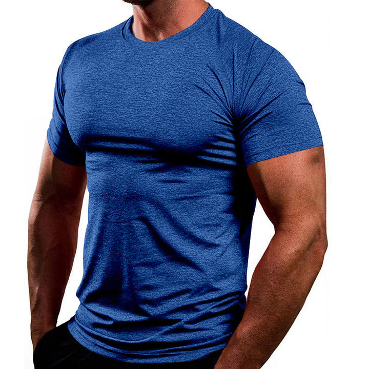 Herren Sportliches Kurzarm-T-Shirt aus atmungsaktivem Material mit feuchtigkeitsregulierendem Effekt W&W Mode