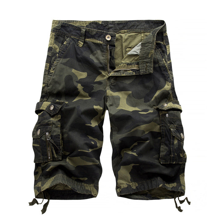 Herren Cargo-Shorts mit Utility-Taschen und verstellbarem Bund W&W Mode