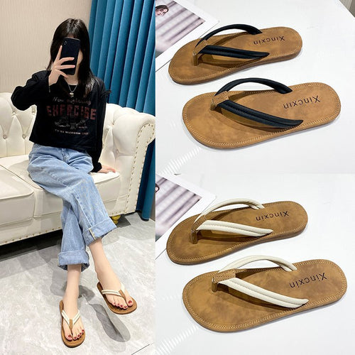 Damen Zehentrenner-Sandalen mit komfortablem Fußbett und vielseitigem Design W&W Mode