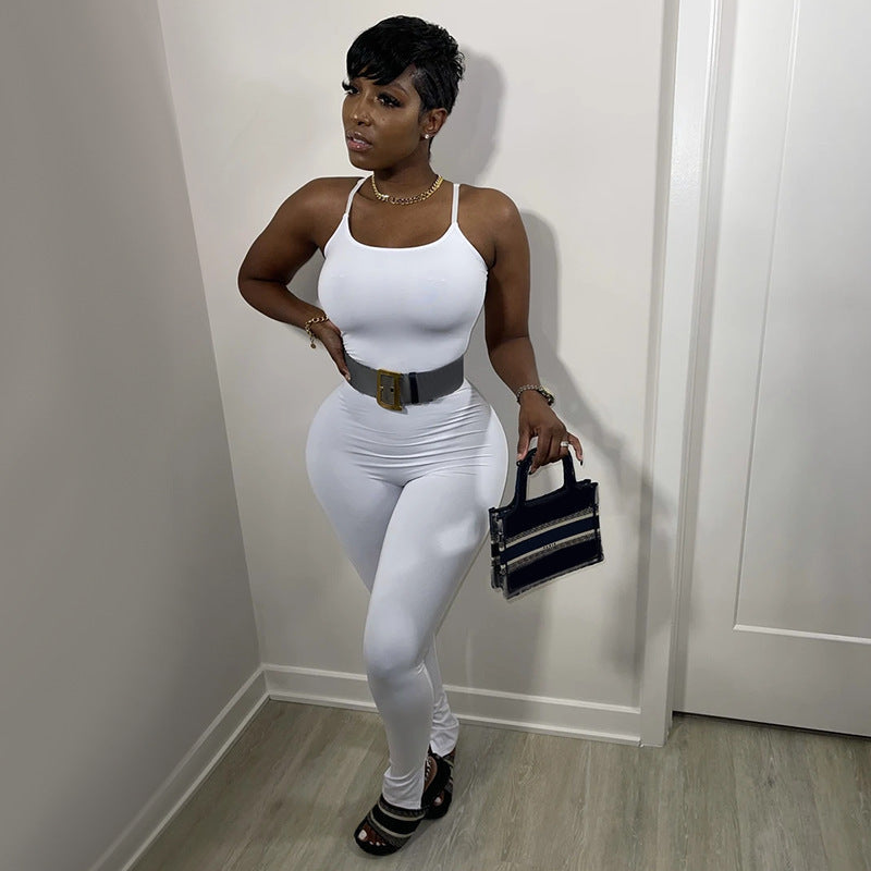 Damen Body mit modischen Taschen und flexiblem Schnitt W&W Mode