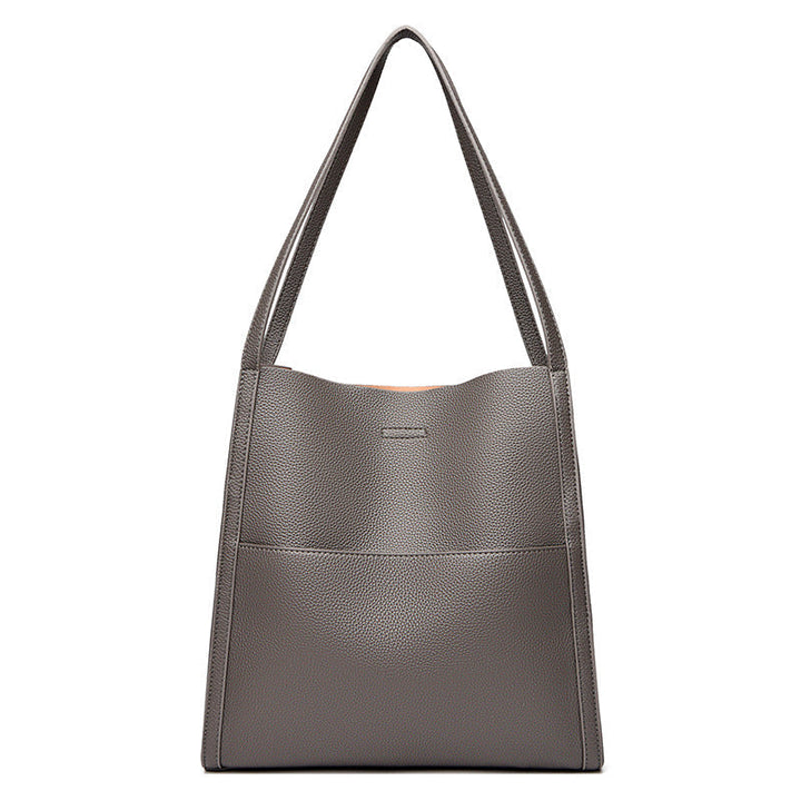 Lederstil-Schultertasche