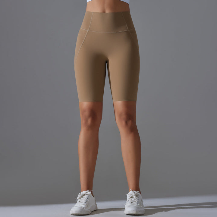 Damen Rad-Shorts mit hohem Bund und praktischen Seitentaschen W&W Mode