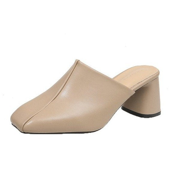 Damen Elegante Mules mit modernem Design und komfortabler Absatzhöhe W&W Mode