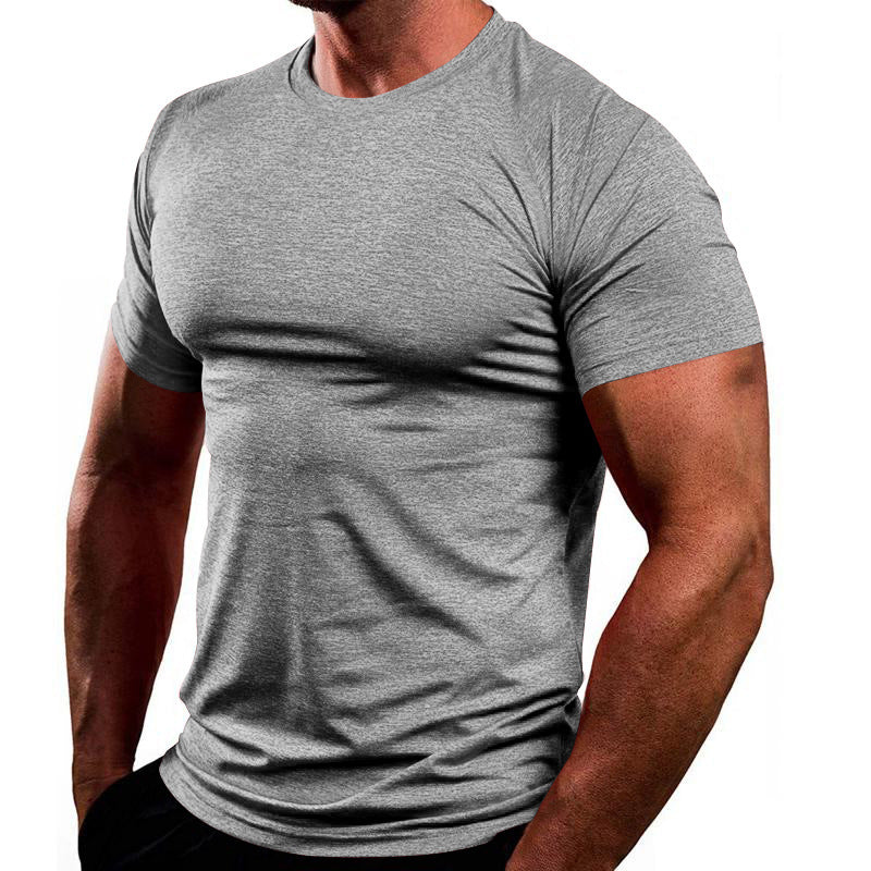 Herren Sportliches Kurzarm-T-Shirt aus atmungsaktivem Material mit feuchtigkeitsregulierendem Effekt W&W Mode
