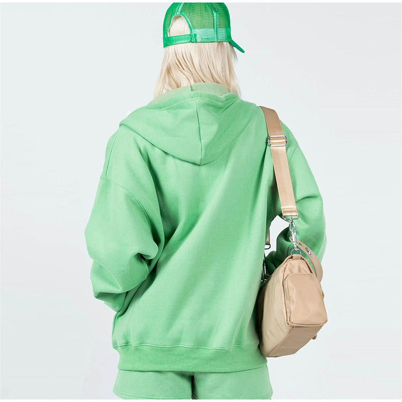 Damen Sport-Fleece-Set mit hochwertigem Reißverschluss und praktischem Taschen W&W Mode
