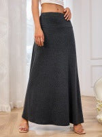 Damen nahtloser Maxirock W&W Mode