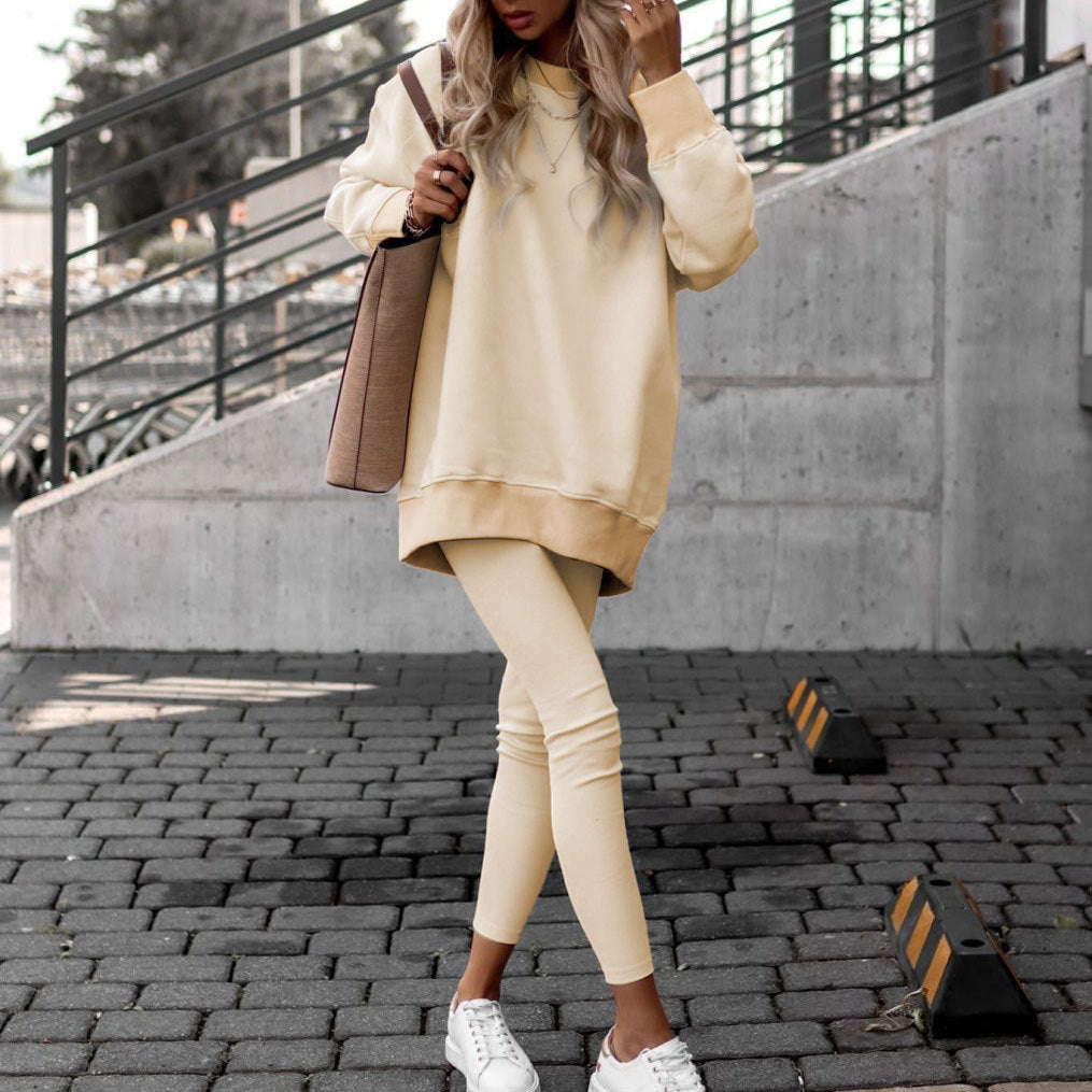 Damen Oversized Sweatshirt mit lässigem Schnitt und gemütlichem Material W&W Mode