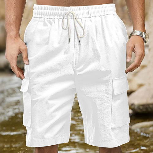 Herren Cargo-Shorts mit praktischen Seitentaschen und elastischem Bund W&W Mode