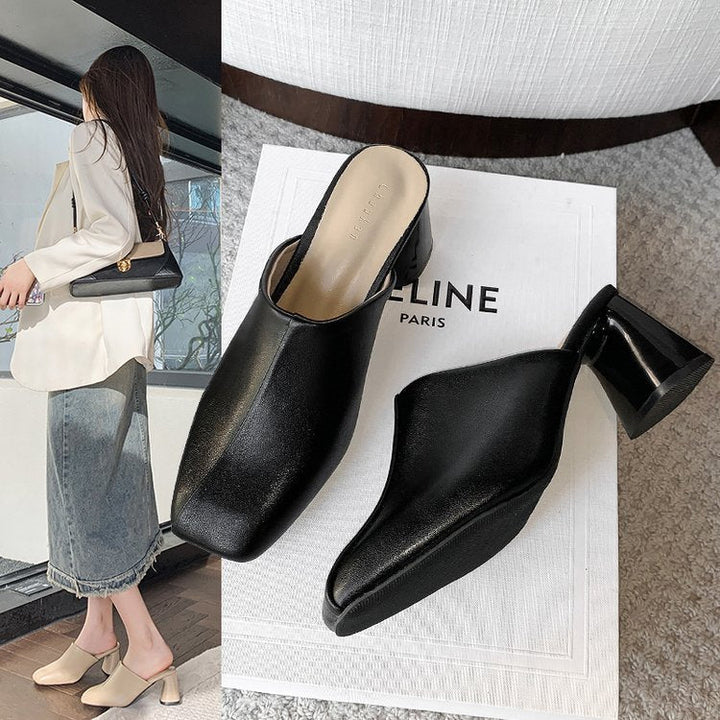 Damen Elegante Mules mit modernem Design und komfortabler Absatzhöhe W&W Mode