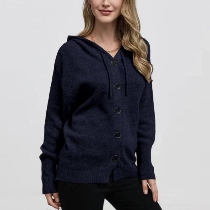 MIA™ - Strickjacke mit Kapuze und Kordelzug
