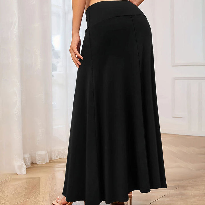Damen nahtloser Maxirock W&W Mode