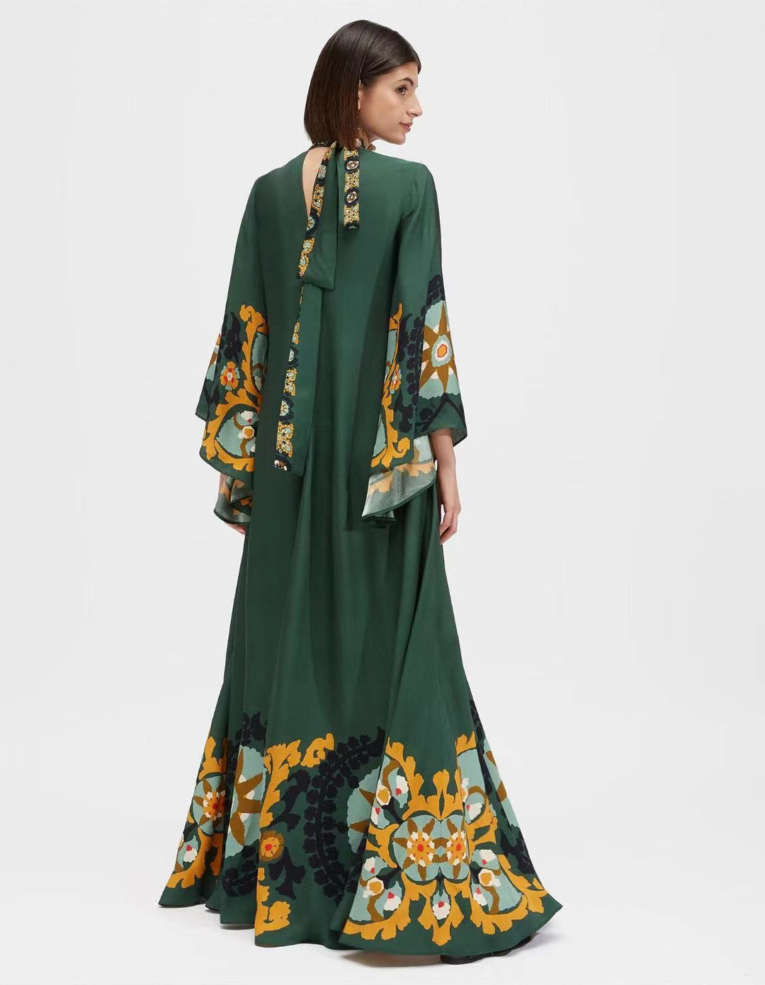 W&W Mode | Bedrucktes Dreiviertelarmkleid