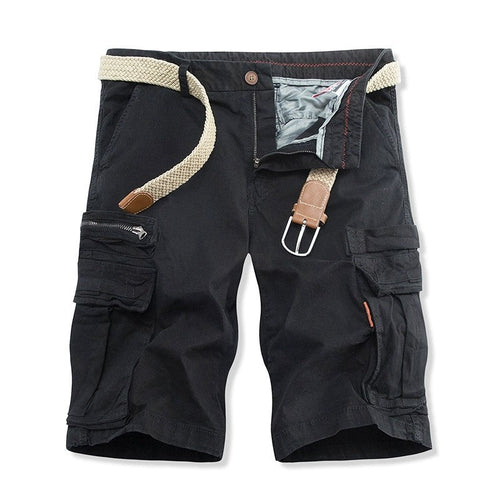 Herren Robuste Multi-Taschen Cargo-Shorts W&W Mode