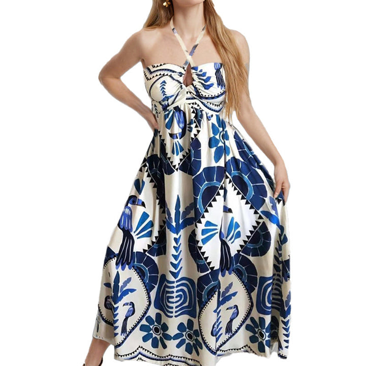 Damen Maxikleid mit verspieltem Muster W&W Mode