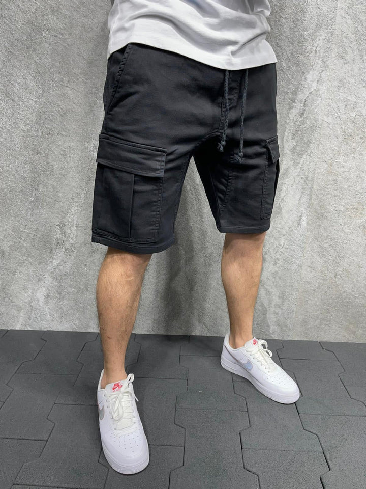Herren Cargo-Shorts mit Utility-Taschen W&W Mode