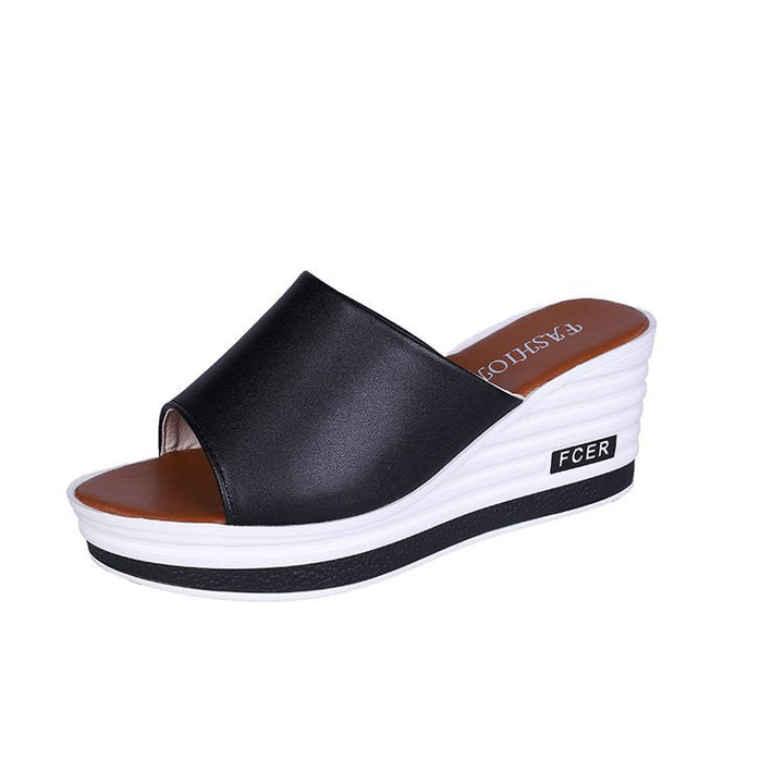 Damen Wedge-Pantoletten mit komfortabler Sohle und modernem Design W&W Mode