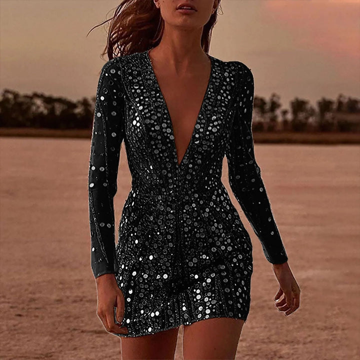 W&W Mode | Glamouröse Pailletten Kleid
