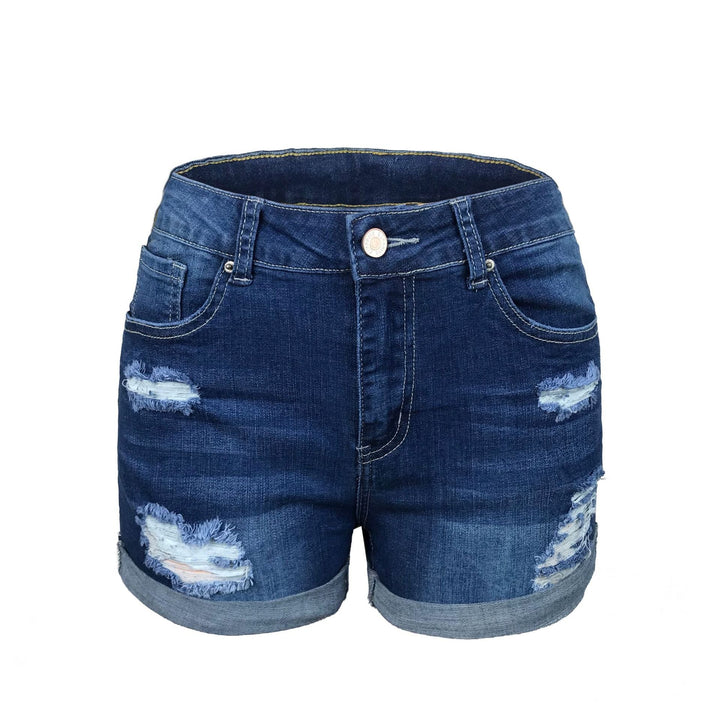Damen lässige und modische Denim-Shorts im Vintage-Stil W&W Mode