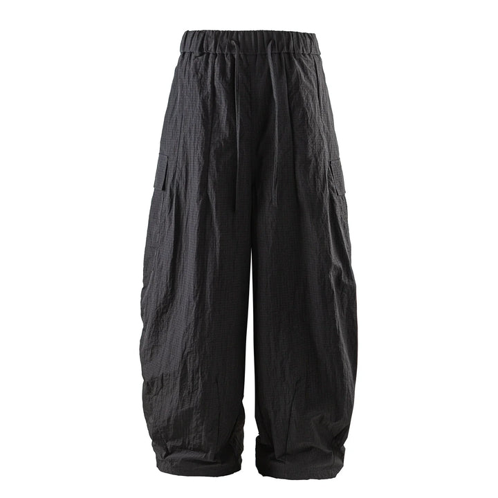 Herren lässige Cargo-Hose aus atmungsaktivem Leinenmaterial W&W Mode