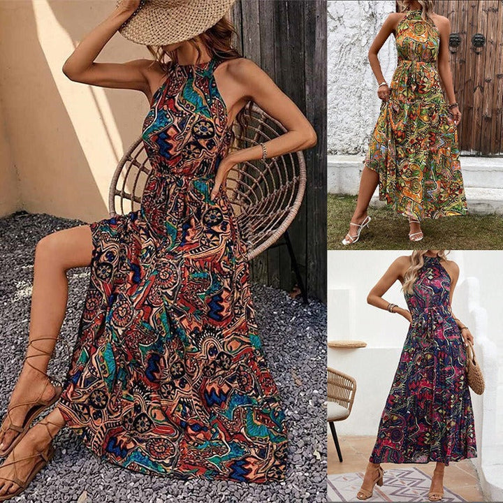 W&W Mode | Vintage Bohemian Halterkleid